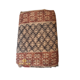 Beige and Red Kota Cotton Saree