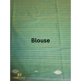 Dual Shade Green Mul Cotton Saree