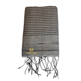 Grey Mul Cotton Saree