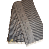 Grey Mul Cotton Saree