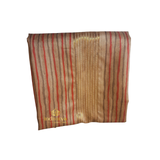 Beige and Orange Semi Tussar Silk saree