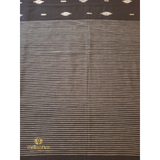 Black Mul cotton saree
