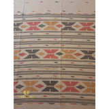 White Jamdani Saree with Multicolor Woven Pallu