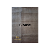 Black Linen Saree with temple butti motifs